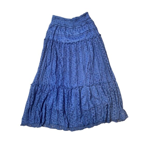 Solitaire Boho Blue Skirt Size S - Picture 1 of 7